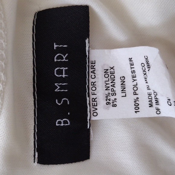 NWT B. Smart Natural Colored Layered Sleeveless Dress Sz 13/14 - Picture 4 of 4